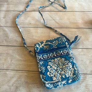 Vera Bradley Blue Floral Crossbody Bag